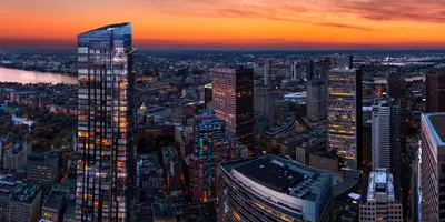 Tall Condo Tower in Boston
