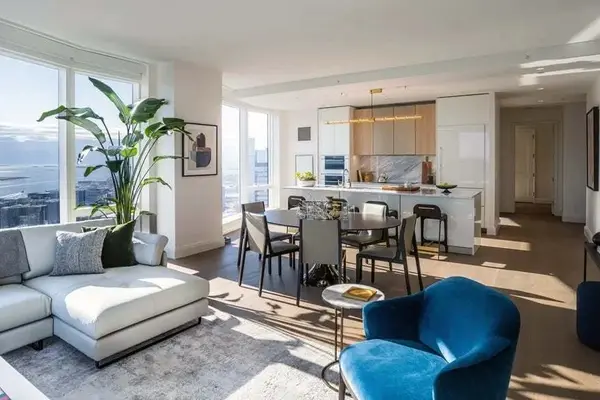 Large two bedroom Boston high-rise condo