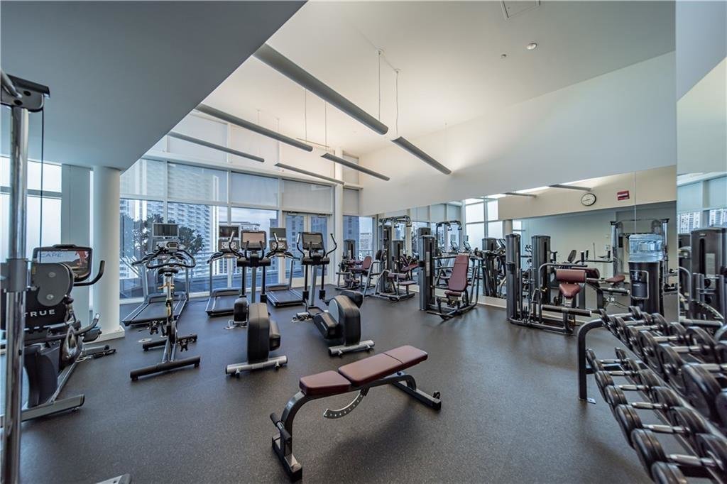 The Fitness Center at 10 Terminus Place Condos of Atlanta