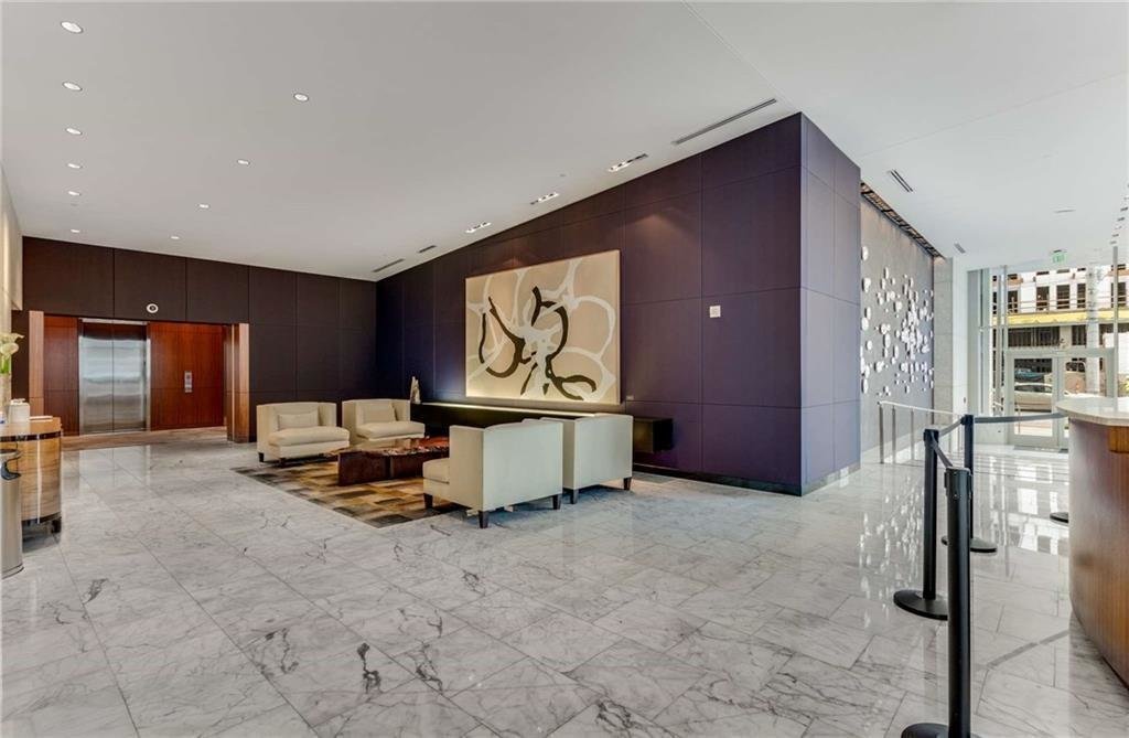 The Lobby at 10 Terminus Place Condos of Atlanta