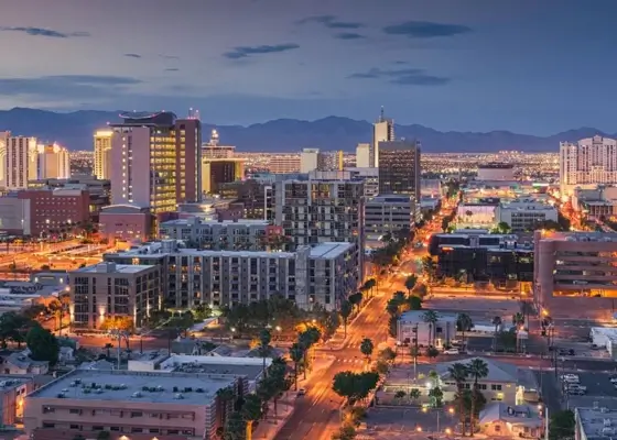 Downtown Las Vegas condo building