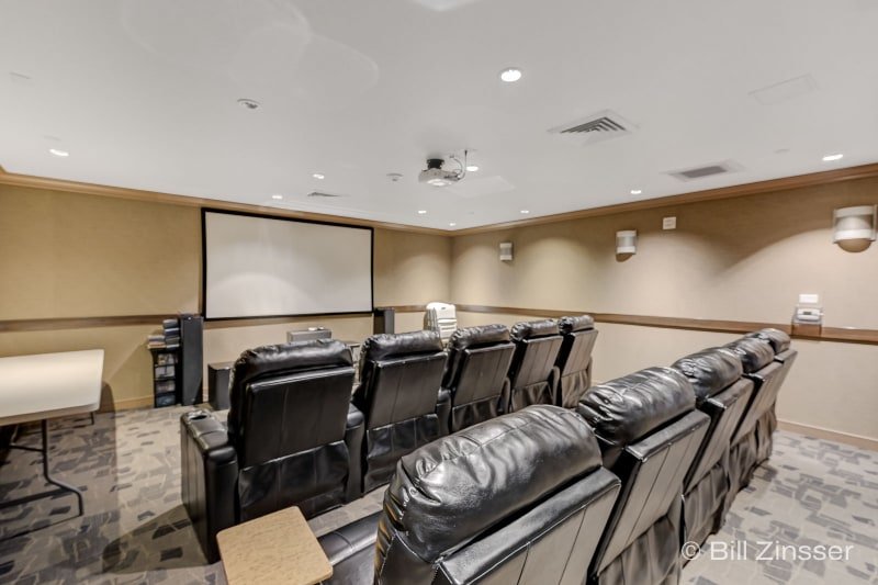 The Theater Room at One Las Vegas Condos