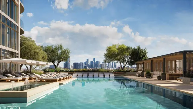The Pool at St Regis Residences Houston