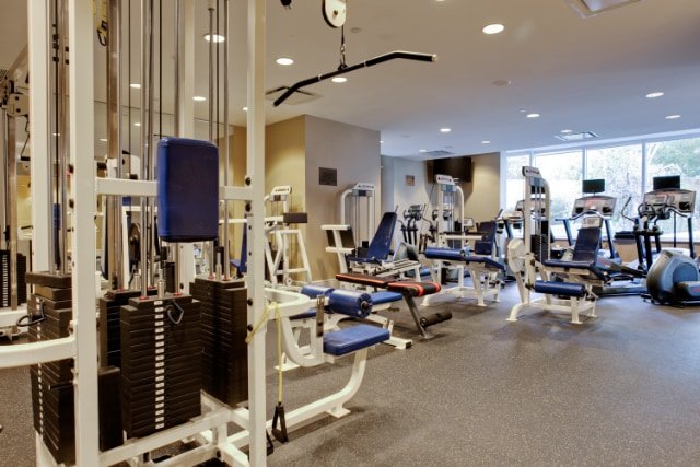 The Fitness Center at Vendome Condos in Dallas